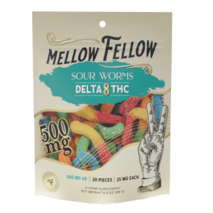 Delta 8 Sour Worms 500mg
